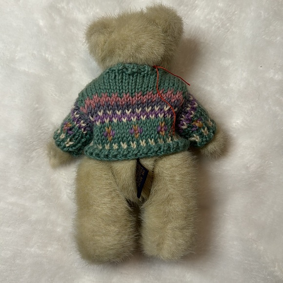 Boyd’s Bear 8” Jointed Bear Wearing Grandpa Sweater - Picture 3 of 5